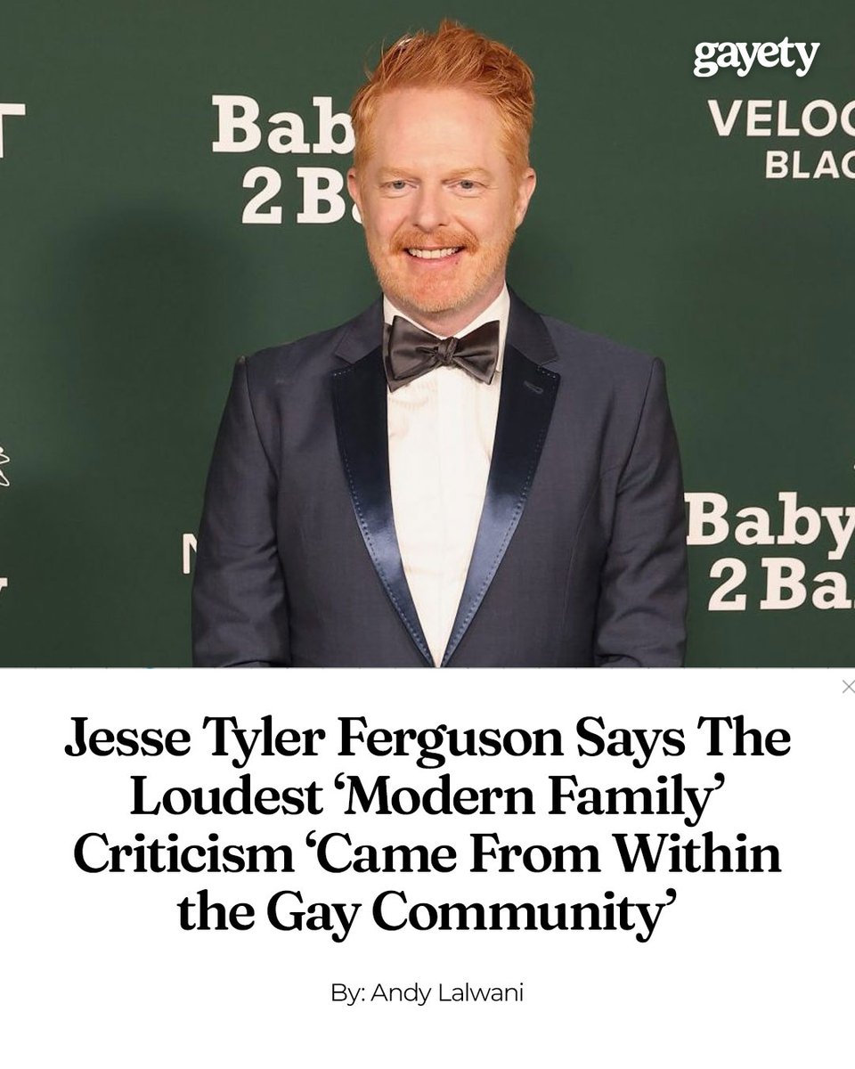 gayety's tweet image. Jesse Tyler Ferguson recently opened up about the complicated legacy of his character, Mitchell Pritchett — and the unexpected places where the sharpest criticism came from. 📸: Getty Images
🔗: gayety.com/jesse-tyler-fe…