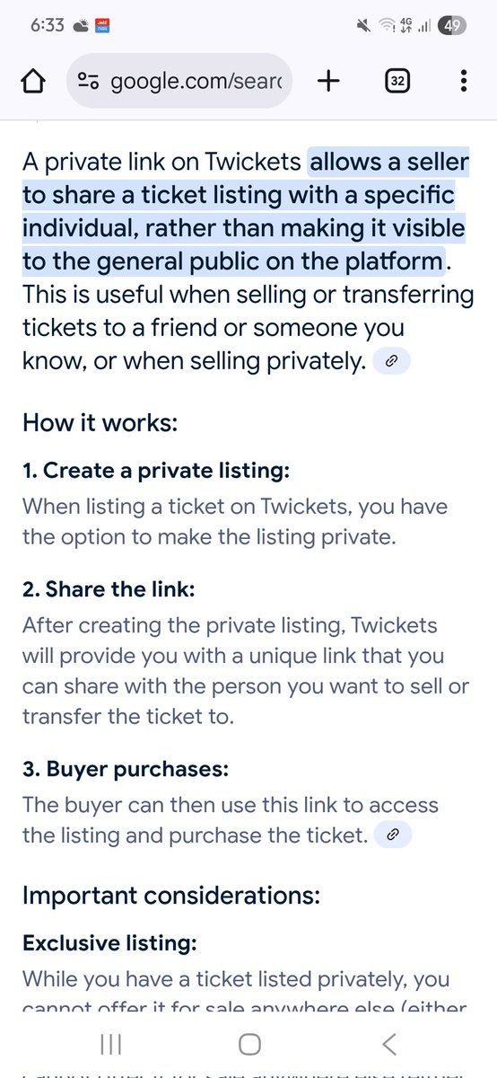 nataliemc84's tweet photo. @twickets is this true? I can't see a way to do it https://t.co/O1KnFpP2WX