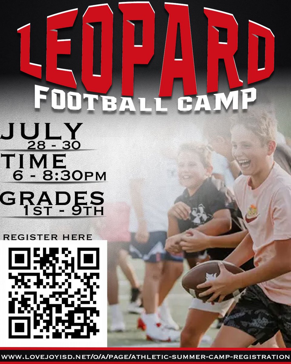 Camp is coming! Can’t wait to see our Leopard’s!!