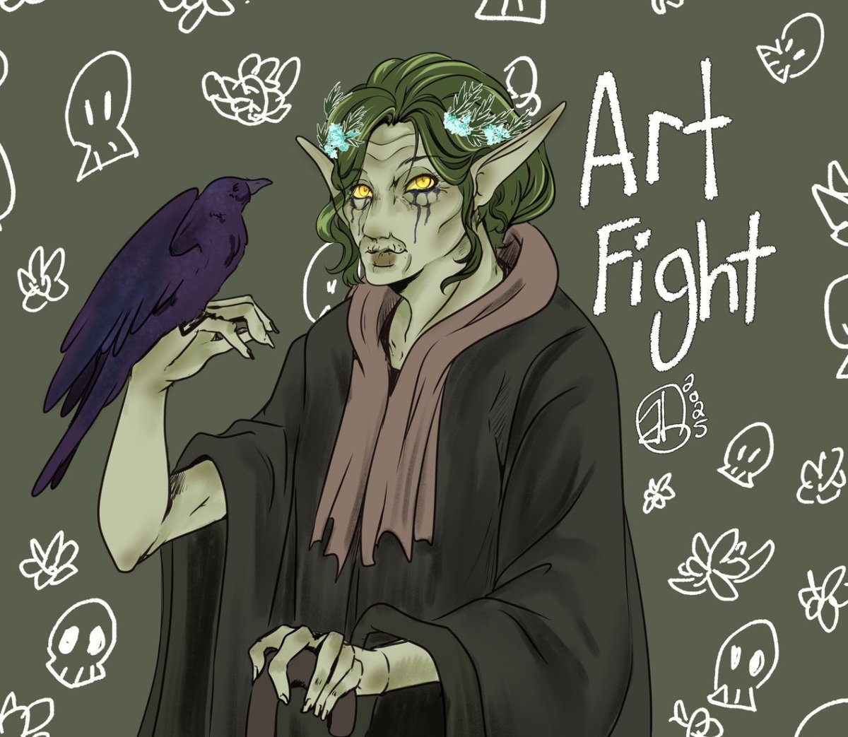 logicalpine199's tweet image. Happy art Fight!! 

Here are some of the attacks I did this year!

Characters belong to (Artfight Usernames):

Rasputin_lover
Ragpie 
Quietsnooze 
Rideroffice

I’m on Team Crystal this year, please feel free to come say hi 🌸❤️🌸

#artfight2025 #digitalart