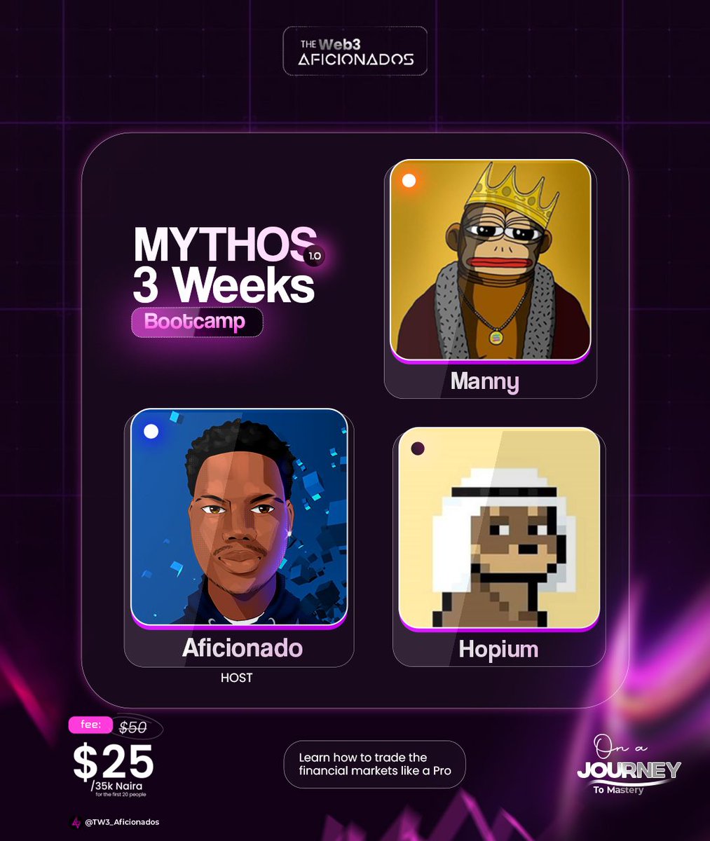 The Web3 Aficionados⚡️ tweet media