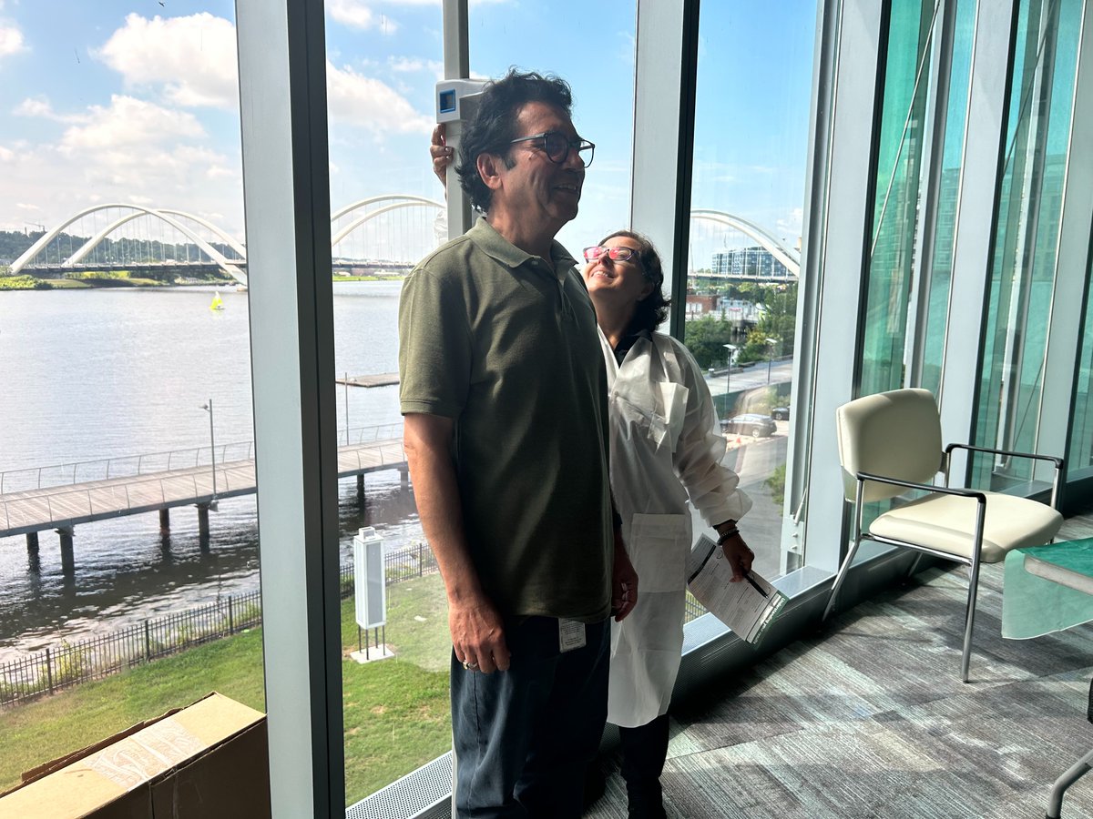 dcwater's tweet image. Our first-ever employee health screening day = a success 💪#TeamBlue got free biometric screenings, vision & hearing tests, and more — all without taking a day off. 😉💧 #DCWater