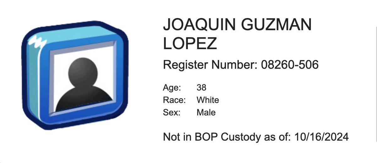 OJO: Ovidio Guzmán López ya ha sido reingresado a la cárcel metropolitana de Chicago para la audiencia del próximo viernes en la que se declarará culpable de los cargos de narcotráfico que le imputan.

Su hermano Joaquin Guzman López sigue bajo custodia en ubicación no revelada.