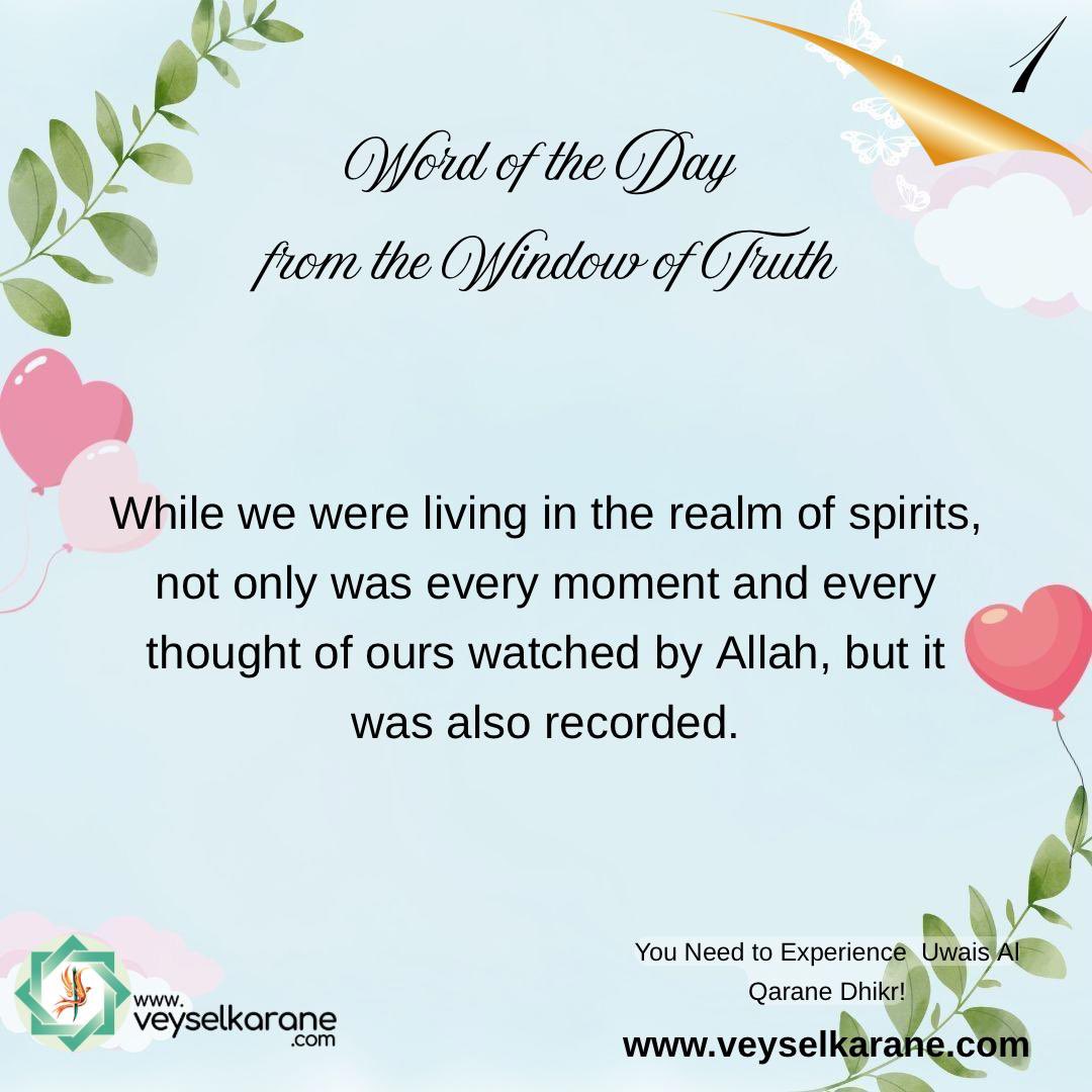 LUwaysi's tweet photo. To put it more clearly: from the moment we were first created until the moment we responded Allah’s question, every aspect of how we lived in that realm; what we thought, how we behaved, was recorded.

In truth, it is we who have shaped our own destiny. @veyselkarane https://t.co/DEkKEmuaL1