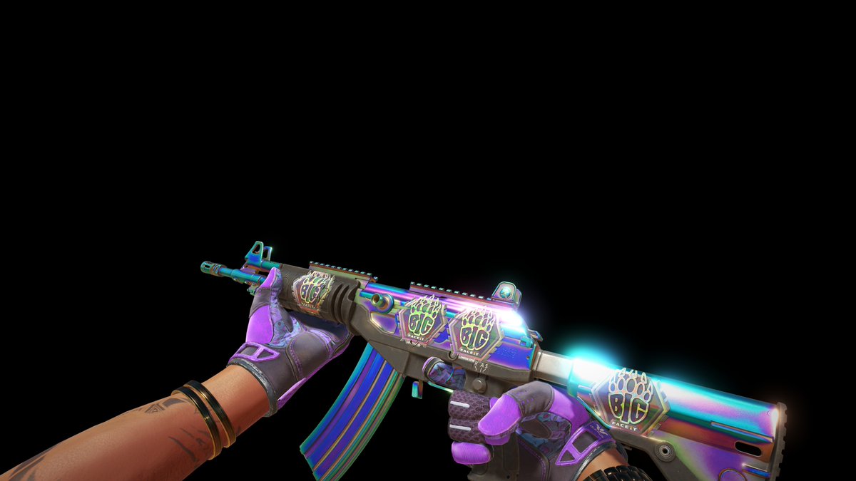 Or3_CS's tweet image. New craft- Rainbow Spoon- .069(nice) w/ 4x Big London Holo
