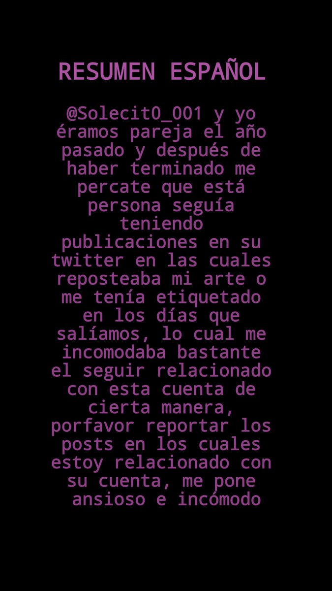 fran_olw's tweet image. My problem with @/Solecit0_001
Mi problema con @/Solecit0_001

This is probably the only post I&apos;ll make like this, this situation has really stressing me out this last couple of months😓