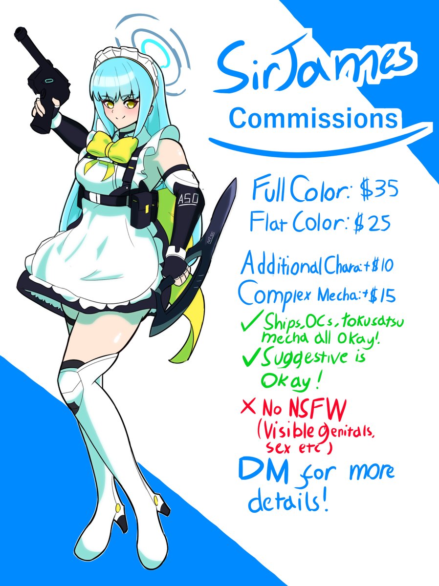 SirJames079's tweet image. COMMS FOR JULY ARE NOW OPEN, THERE ARE FOUR SLOTS AVAILABLE FOR ANYONE WHO WANTS THEM GO GO GO GO GO GO OG GO