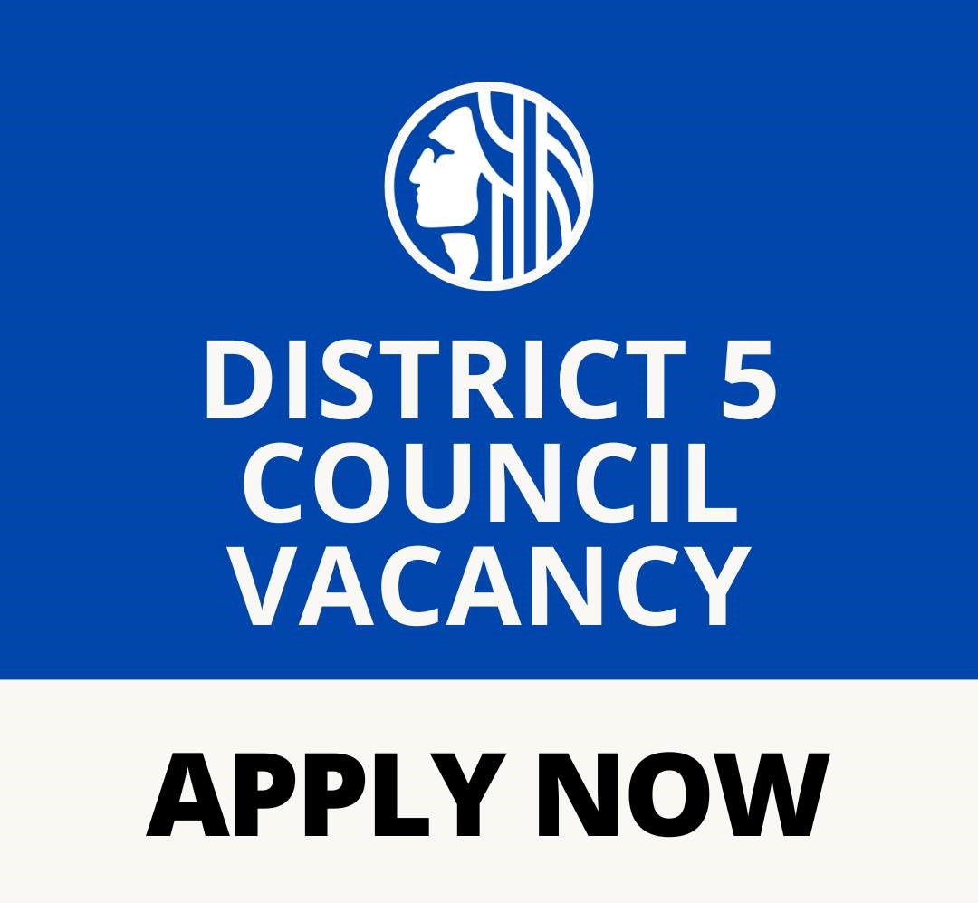 SeattleCouncil's tweet image. 📢REMINDER📢
Applications for the District 5 vacancy due TODAY, July 9 before 5 p.m. to the City Clerk!
Details:
seattle.gov/cityclerk/coun…