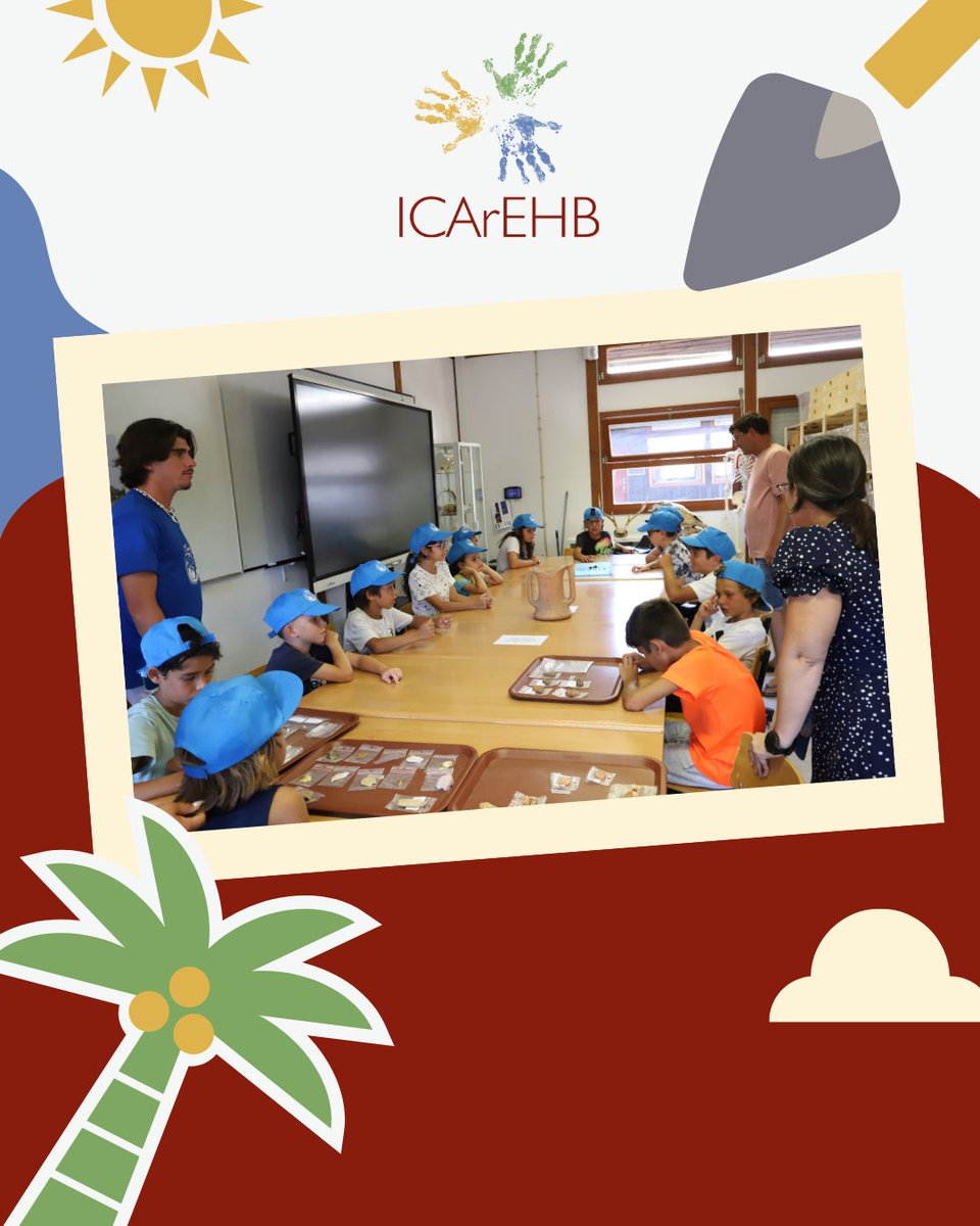 ICArEHB's tweet image. 🌞 On July 7, ICArEHB joined UAlg's #CampusDeFérias to host a hands-on archaeology event for kids aged 6–14! Mini excavations, real finds, and lots of fun.
Big thanks to Cláudia Costa & Nolan Ferrar for leading the adventure! 👏
#ArchaeologyForKids #UAlg