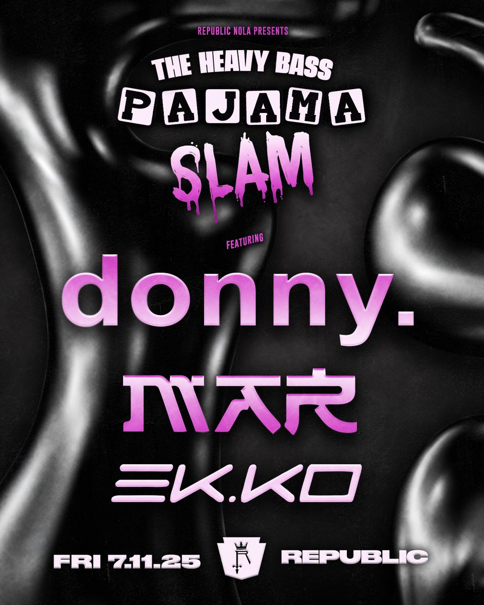 WOW!!! Looks like ya'll really can't say no to a free bass show! 300 RSVPs for Saturday’s PAJAMA SLAM in under 24 hours! To make sure the vibes are on point, we’re opening it up to 600 RSVPs!!! 😎👍

Get yours NOW at HeavyBassPJ.eventbrite.com before those go too!