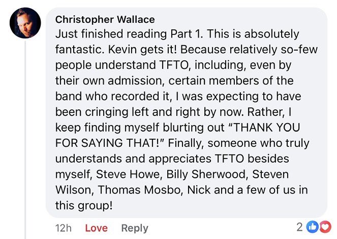 YesMusicPodcast's tweet image. Lovely comment on Facebook! #prog #progrock YesMusicBooks.com