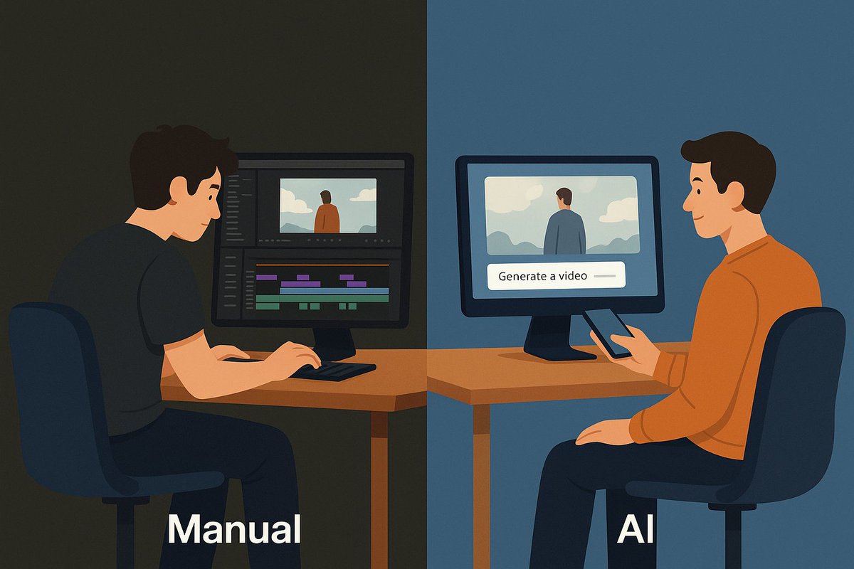 moneylabprofi's tweet photo. You're still editing videos manually?
In 2025? Seriously?
AI does everything now.
You just type text — and boom, it gives you a ready-made video.
👉 https://t.co/XAjIePwYCp
No voiceover, no editing. Just click and go. https://t.co/OIG8HZhUFF