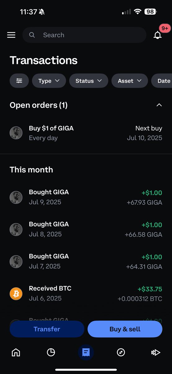 SADhavoc's tweet photo. 17th day DCAing $GIGA until we flip $Nike
#DCAgang #CT #gigachad https://t.co/W5qjdzhQga