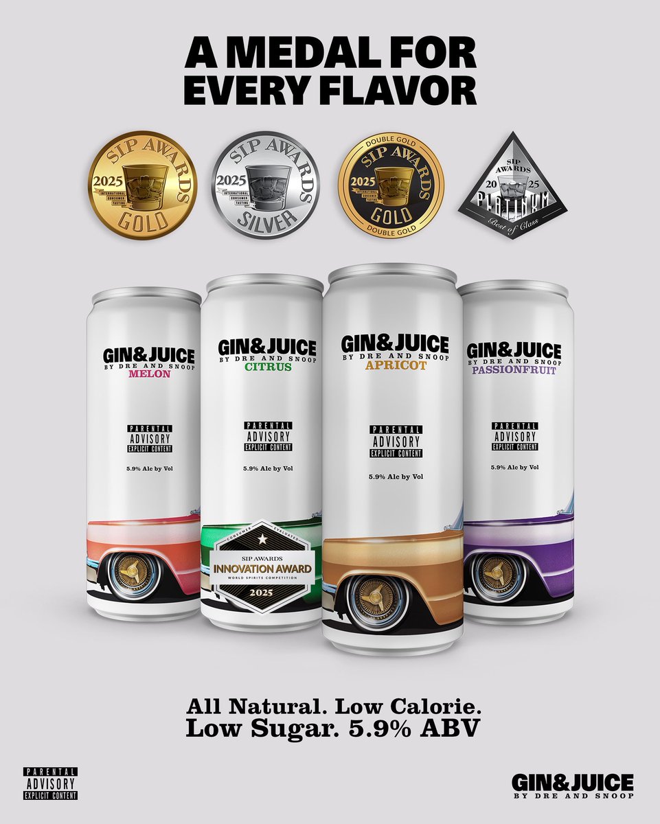 The winning formula. #GinAndJuice