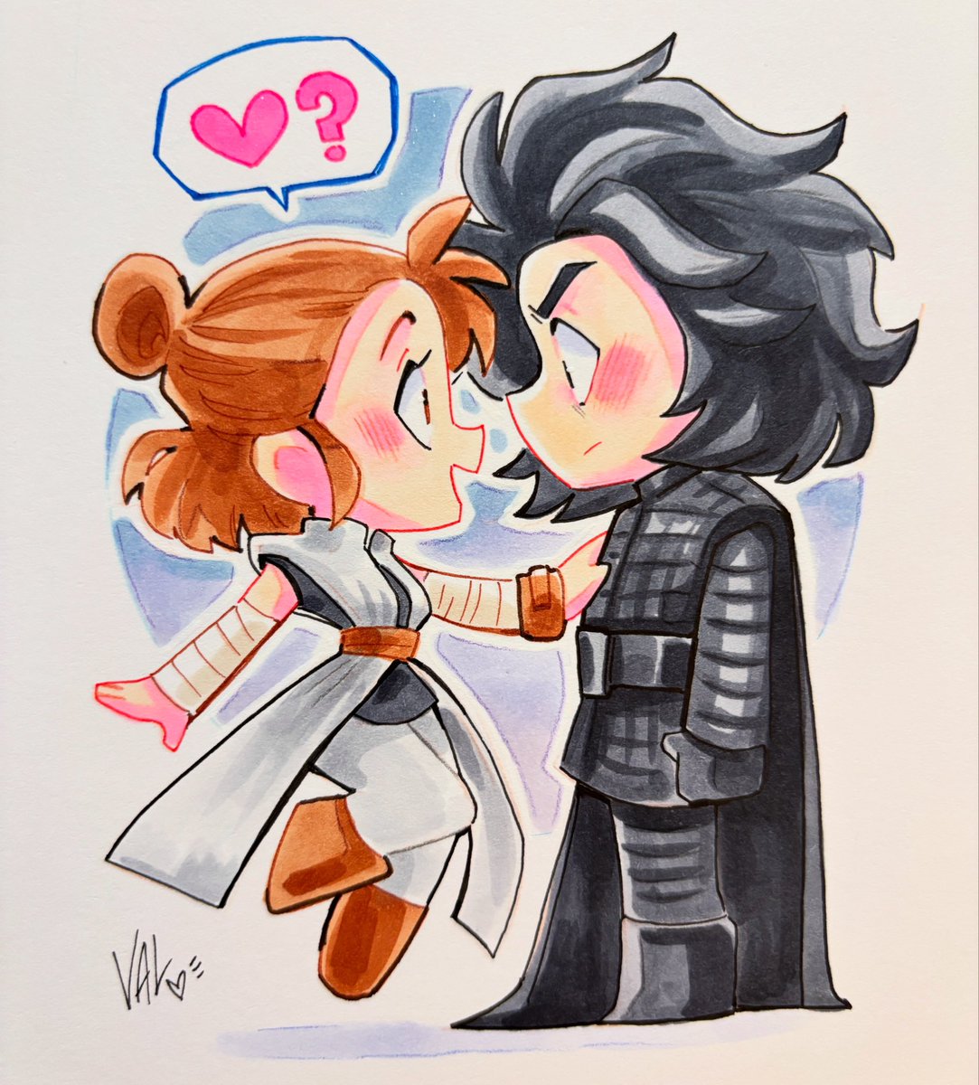 Because I’ll never be over them! 🥲💖
Still working hard on new artwork!
(Suggestions are always welcome! But no guarantees!)
This one-of-a-kind drawing will be for sale at Small Press Table N-12 for $45 at #SDCC! 🤗💖