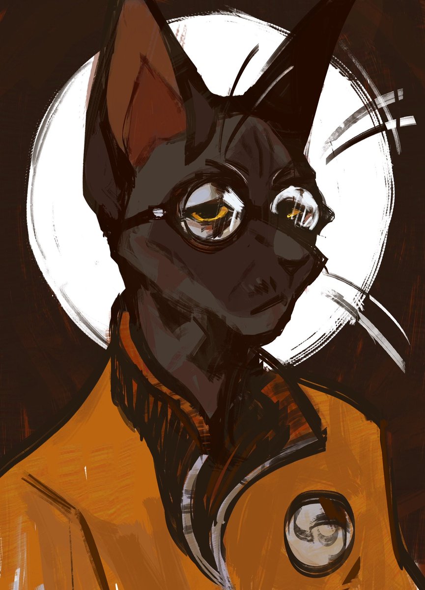 I feel like most of you guys aren't aware I'm also a warrior cats artist. Anyway, have a quick Kim katsuragi I drew for artfight