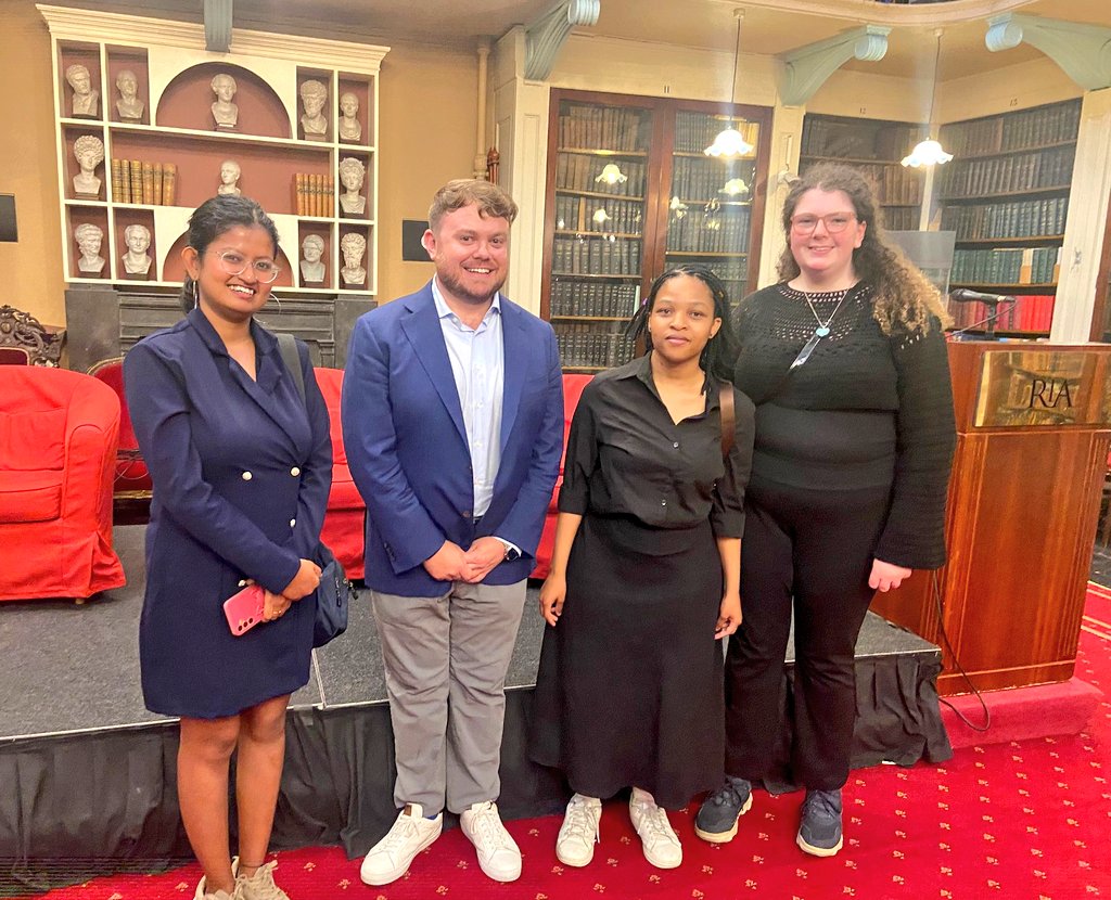 Arpitapv3129's tweet photo. Attended a fantastic talk by @CNN Senior Correspondent @donie moderated by Clinton's very own @ScottLucas_EA at Royal Irish Academy. Interesting takes on navigating journalism in the misinformation era. Thanks to @liamkenn &amp; #cnnacademy for hosting it. @ucddublin #journalism https://t.co/GMrNu4y5uY