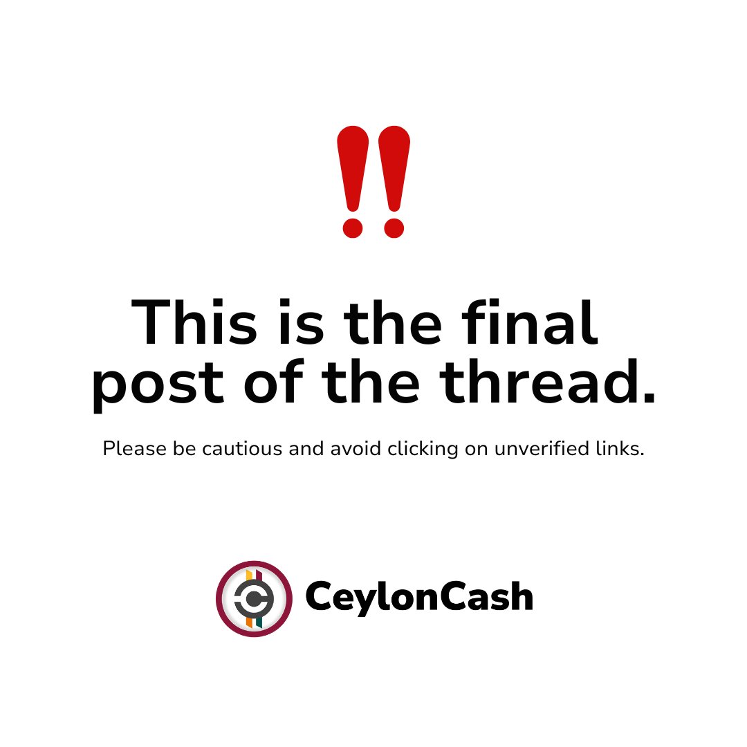 CeylonCash's tweet photo. 7/📚 Secure Your Spot Now 

VIP pre-order: Rs. 999  book included. 
🎟️ Limited slots. First come, first served.

Be the change your bank fears. ✨

#BitcoinDeepa #BullishOnBitcoin #BitcoinLK #BitcoinSriLanka #ceyloncash https://t.co/NUhlkvIbAY