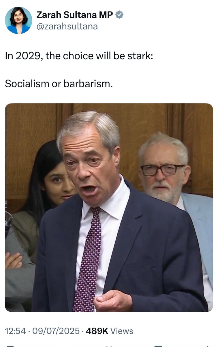 ... then why split the socialist vote and allow barbarism to win? Read a book about the German Communist Party in 1933 and come back to me on that one ?