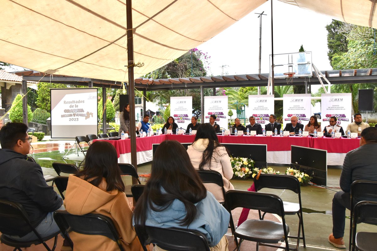 IEEM_MX's tweet photo. La socialización de resultados de la Consulta Infantil y Juvenil 2023 🗳️👧🏽👦🏻 se presenta en el municipio de Ocuilan de Arteaga 📍🌳.

¡Las voces de niñas, niños y adolescentes cuentan y hacen la diferencia! https://t.co/kXPyKX76lQ