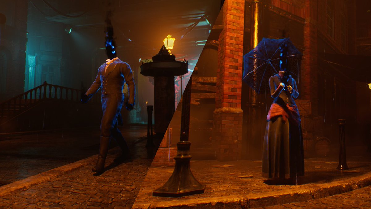 Another enemy type - the Ghost People! They drift through Brightville like echoes of the past. They won’t chase you. Most remain motionless — until you least expect it. Some are just waiting for you to turn your back or let your guard down. Then they strike!