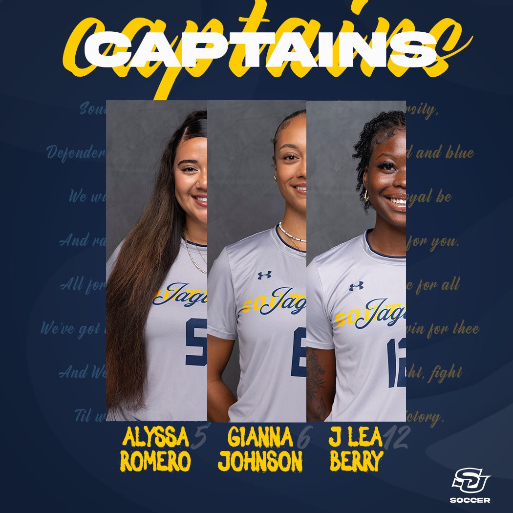 Ladies and Gentlemen, Your 2025-26 Captains! 
| #SWAC|#SouthernIsTheStandard| #GoJags| #Captains