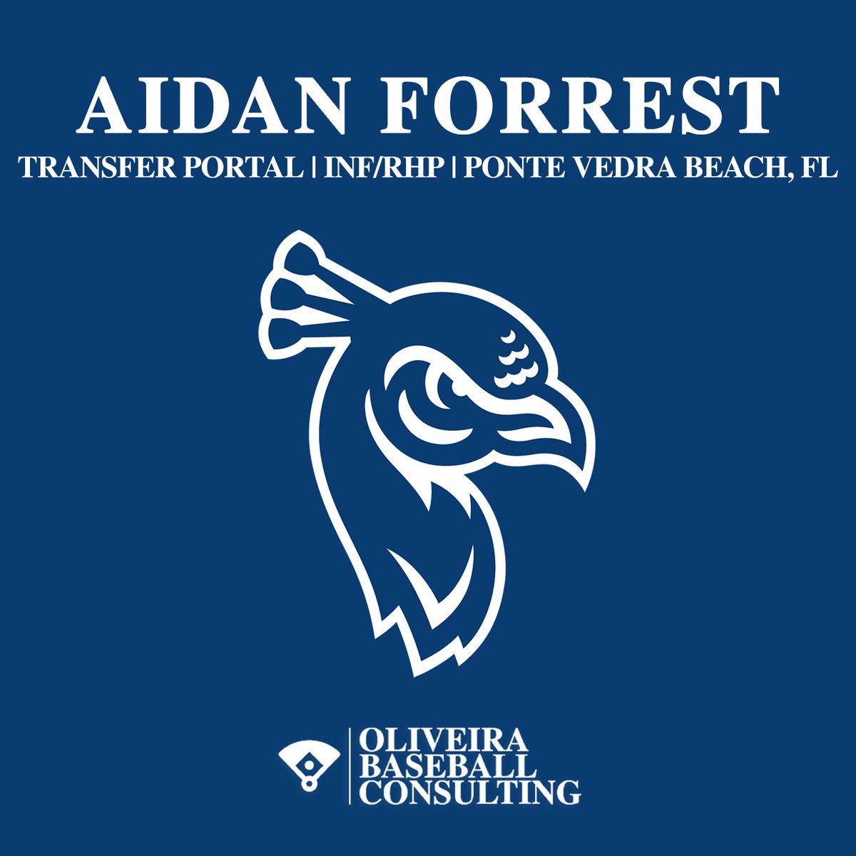 OBC_Recruits's tweet image. Congrats to Aidan Forrest on his commitment to St. Peter&apos;s University. A dynamic 2 way talent is heading to Jersey City to play for the Peacocks. Excited for the Forrest family #SPU #StrutUp 🦚 #MAAC #Committed #OBC