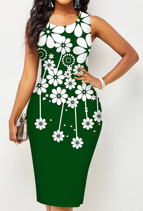 Stylish floral dress!