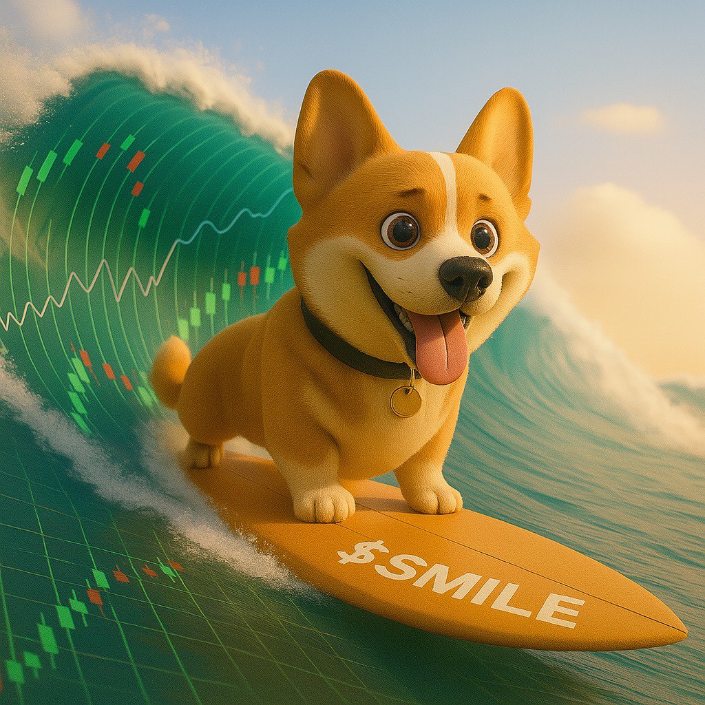 SmilingCorgi_'s tweet photo. There is no cto, no tg, no changes. Ride the waves friends, this is just the start. 

$Smile https://t.co/k7rqEVIG6y