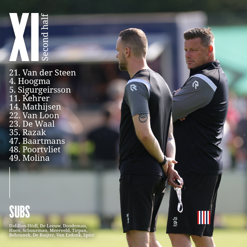 WillemII's tweet photo. De tweede helft is gestart!
#DIEWIL