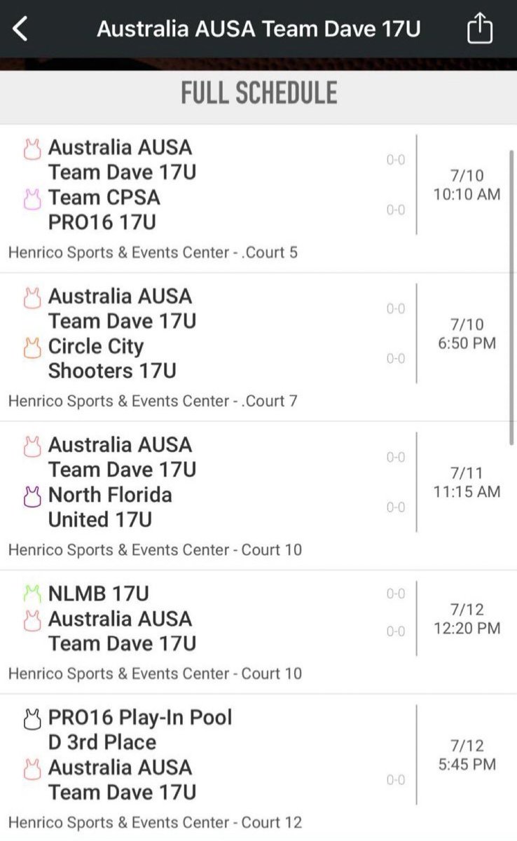 Thomas Lea (@thomaslea07) on Twitter photo Hey Coaches I’ll be playing on the NXTPRO Puma circuit in Richmond, VA this weekend with AUSA Team Dave 17U.
Coaches check out the schedule!
<a href="/jordanemullan/">Jordan Mullan</a> <a href="/AUSA_Hoops/">AUSA Hoops</a> <a href="/PRO16League/">PRO16/NXTPRO League</a> <a href="/NxtProHoops/">NXTPRO Hoops</a>
<a href="/PrimeStarters/">Quincy Emanuels</a> Hey Coaches I’ll be playing on the NXTPRO Puma circuit in Richmond, VA this weekend with AUSA Team Dave 17U.
Coaches check out the schedule!
<a href="/jordanemullan/">Jordan Mullan</a> <a href="/AUSA_Hoops/">AUSA Hoops</a> <a href="/PRO16League/">PRO16/NXTPRO League</a> <a href="/NxtProHoops/">NXTPRO Hoops</a>
<a href="/PrimeStarters/">Quincy Emanuels</a>