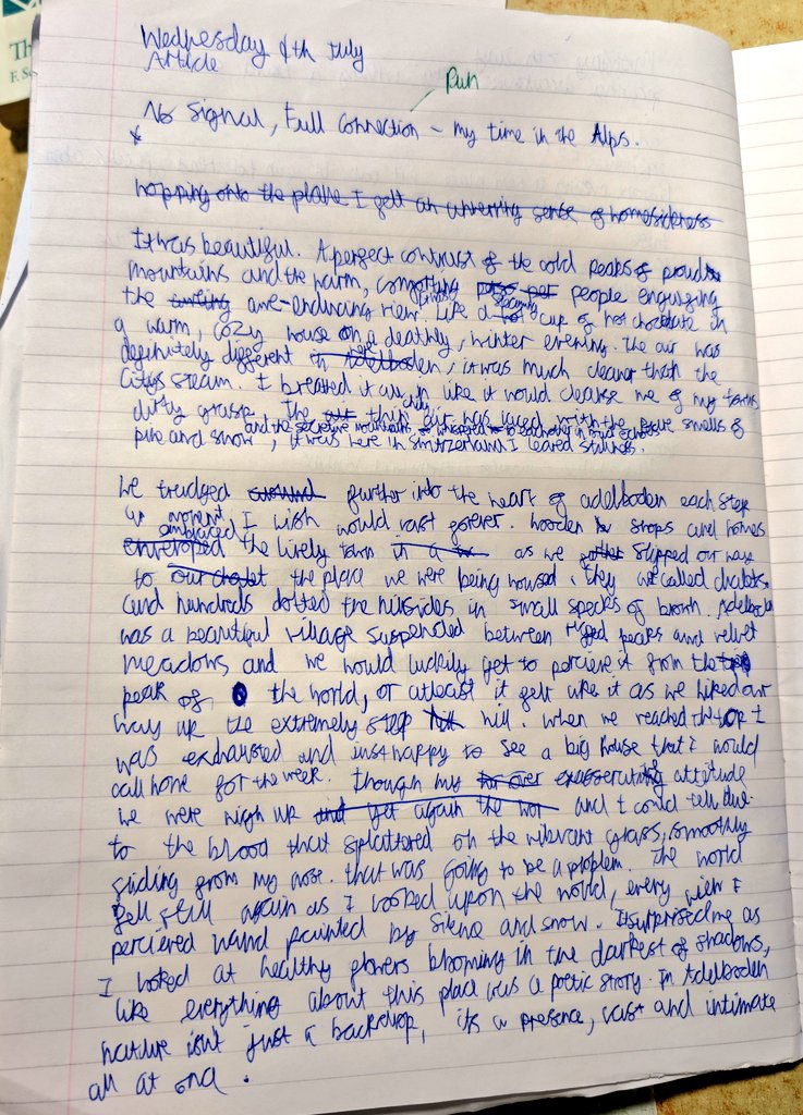 SecondaryEng's tweet image. Year 7 and I had some fun this morning thinking of puns for our travel articles. What a talented bunch! Trying to use a humorous tone is no easy mission but they smashed it. ✏️📚🌍🧳#youngwriters
