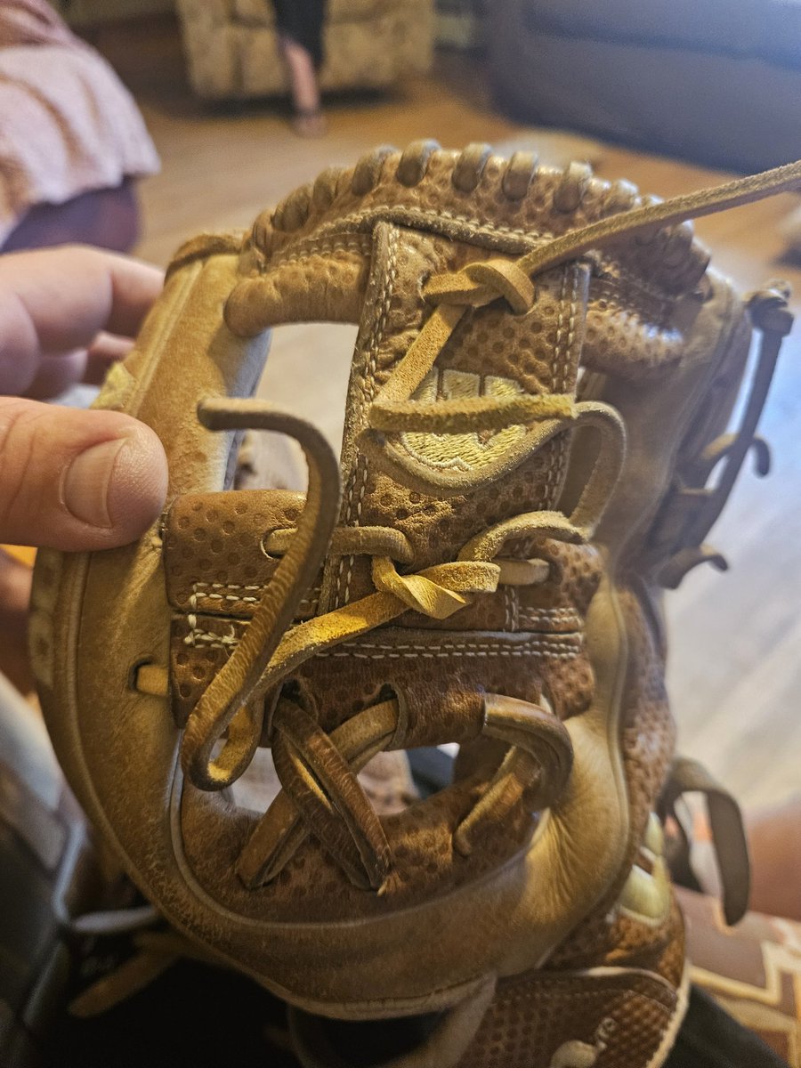 Before and After....need a glove fixed...send me a message!