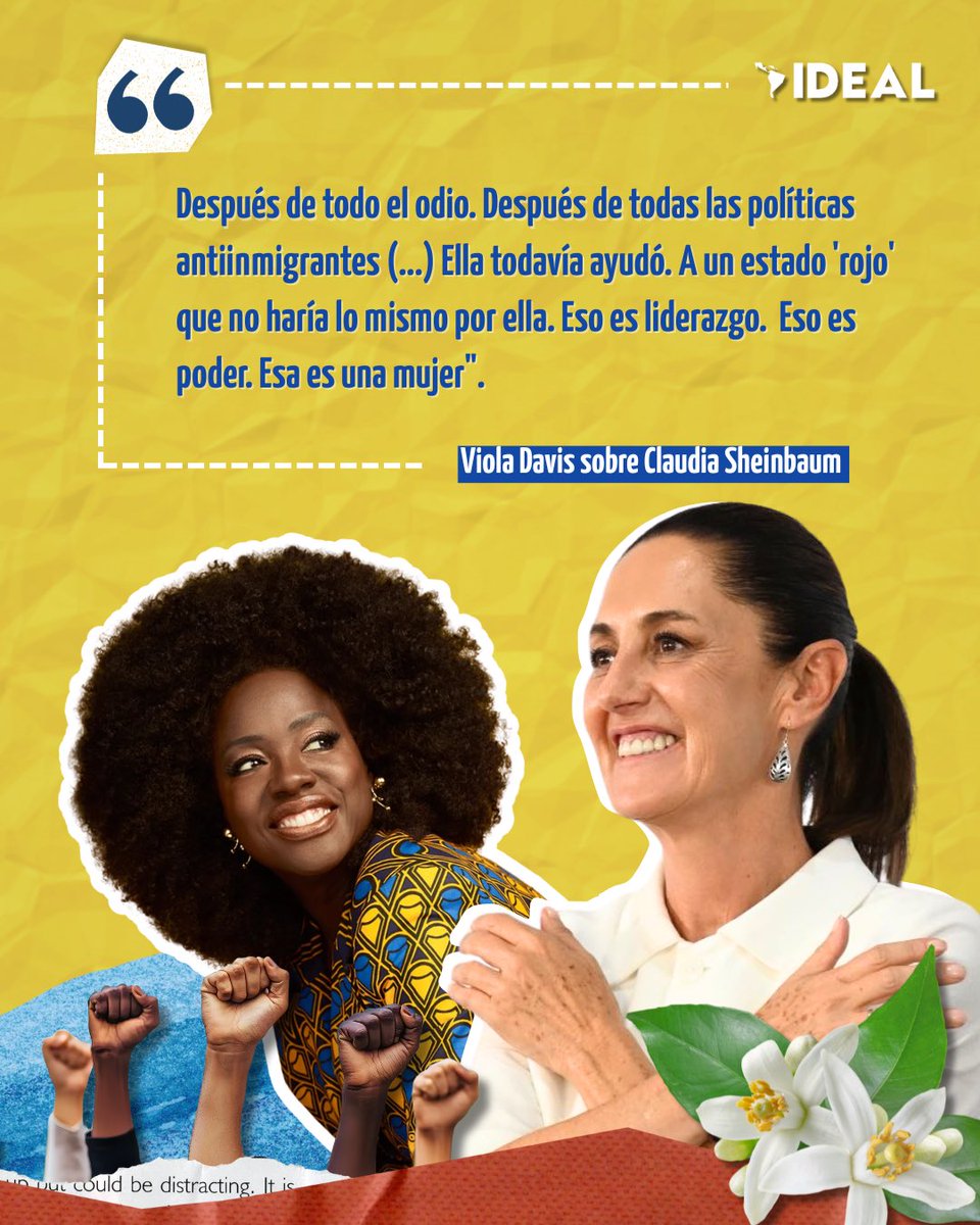 InstitutoIDEAL_'s tweet image. 🇲🇽 En medio de un mundo marcado por muros y discursos de odio, México eligió el camino del humanismo. En plena crisis por inundaciones, @Claudiashein envió ayuda a #Texas, a pesar del odio y el racismo que históricamente ha marcada en la frontera.
@violadavis lo dijo con fuerza:…