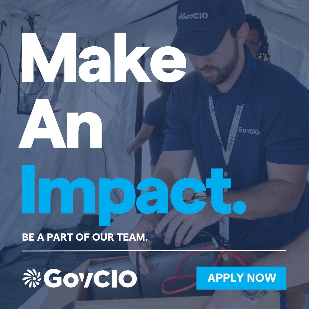 We’re not just building technology—we’re powering missions that matter. Whether you're passionate about cybersecurity, data science, software engineering, or program management, your work here helps drive innovation across government.

Explore open roles: govcio.com/careers/