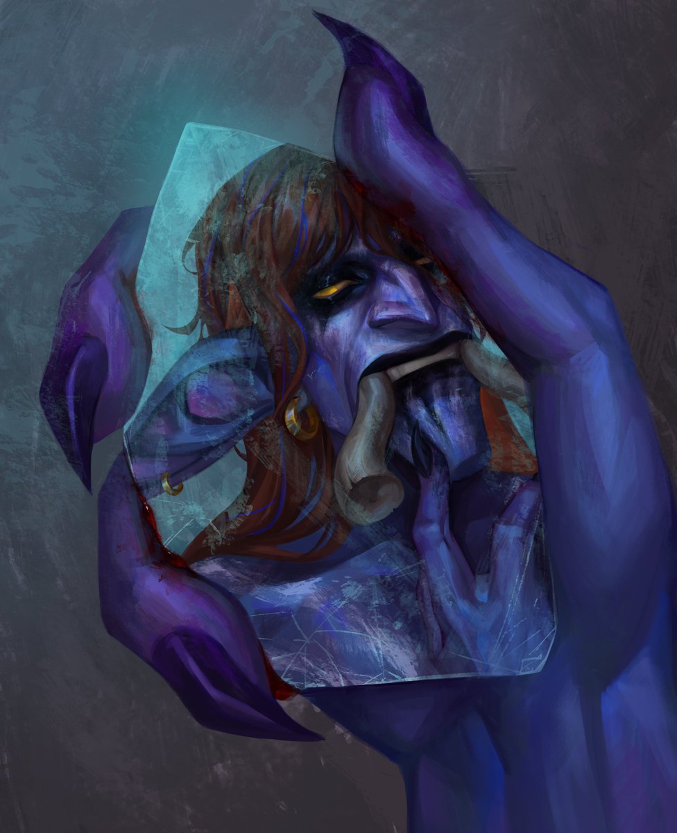 erumiryll's tweet image. Heyo! Is anyone want to trade with me? 👉👈 (and draw trolls from WoW ahahah)
Artfight looks so tempting, but I'm not sure that my strength and time will be enough. However, a some trade looks more realistic