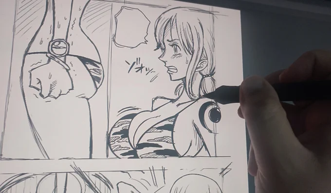 ツーピース/4ページ目(Work in Progress...) #Nami #ONEPIECE #ナミ #ワンピース 