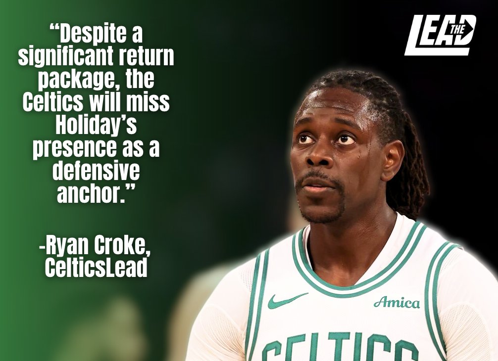 Read more about the impact of Boston moving on from Jrue Holiday here: theleadsm.com/where-does-the…