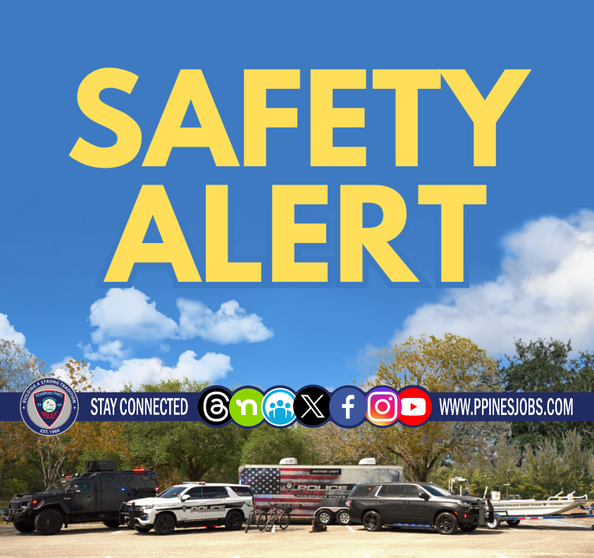 ATTENTION RESIDENTS: Officers are responding to the area of 880 SW 145 Avenue regarding reports of an individual seen in the area carrying a gun. No reports of shots being fired.

Multiple officers are responding. Please remain clear of the area while we investigate.