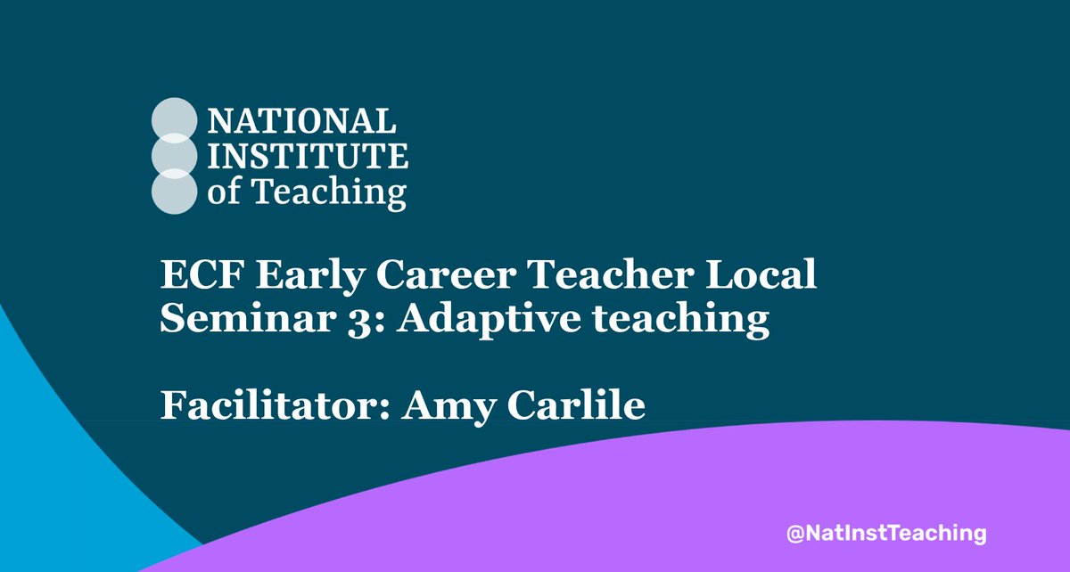 AmyCarlile01's tweet photo. 🌟 It was an excellent final ECT session today for second year ECTs from across Sutton.

😊 Immensely proud to have supported this fantastic group through their two year induction journey with @NatInstTeaching.

🚀 Wishing them every success in their future careers! https://t.co/xWrmgcBUua