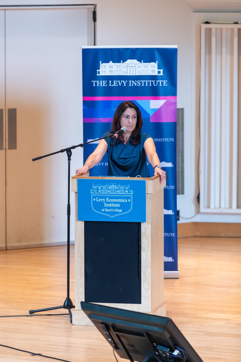 LevyEcon's tweet image. The 32nd Annual Levy Conference brought together top scholars to explore urgent questions in money, finance, and public strategy
Ahead of the release of conference footage📽️, we’ll be sharing highlights from each panel—from Minsky to monetary sovereignty to global policymaking.