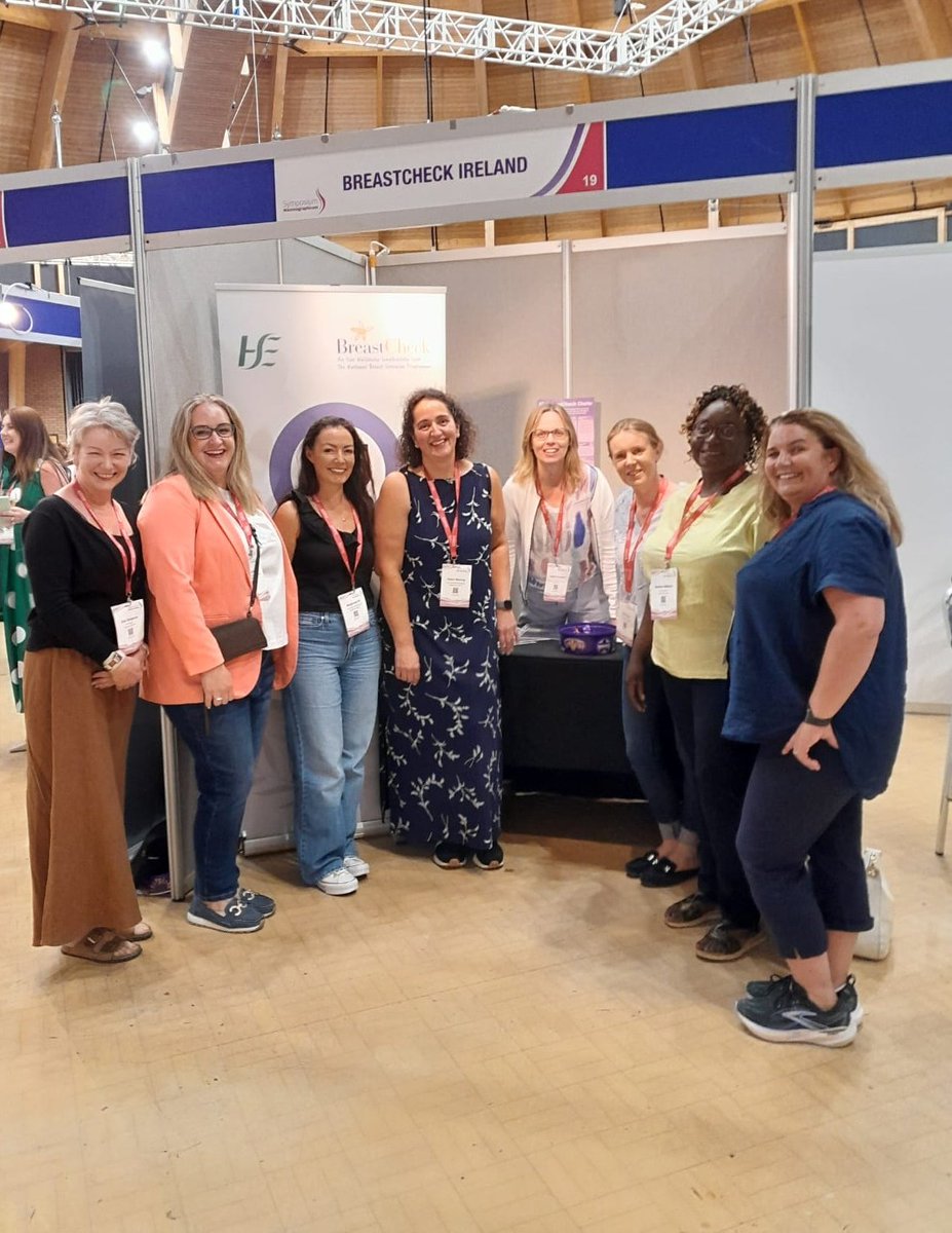 Fantastic start to <a href="/SympMamm/">Symp Mamm</a> 2025. The BreastCheck Practice Educator Group with Clinical Director Alissa Connors and physics expert Sarah Barry. <a href="/NSShse/">National Screening Service</a>