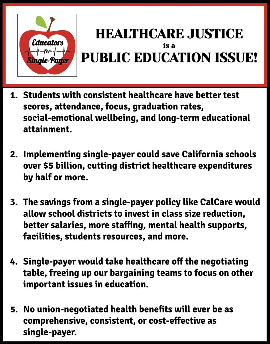 Ed4SinglePayer's tweet image. Union educators fight w union nurses for #CalCare because we know health care justice is a #PublicEducation necessity!

No more excuses! Let's get it done in 2026 @AsmMuratsuchi, @BuffyWicks, @Ash_Kalra, @RobertRivas_CA, @ilike_mike, @CASenCaballero, @TonyThurmond, @CAgovernor!