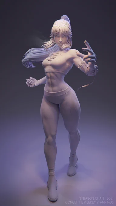 #PortfolioDay But they are all Clay renders! Hi, I'm Jason, a stylized 3D character artist working on games