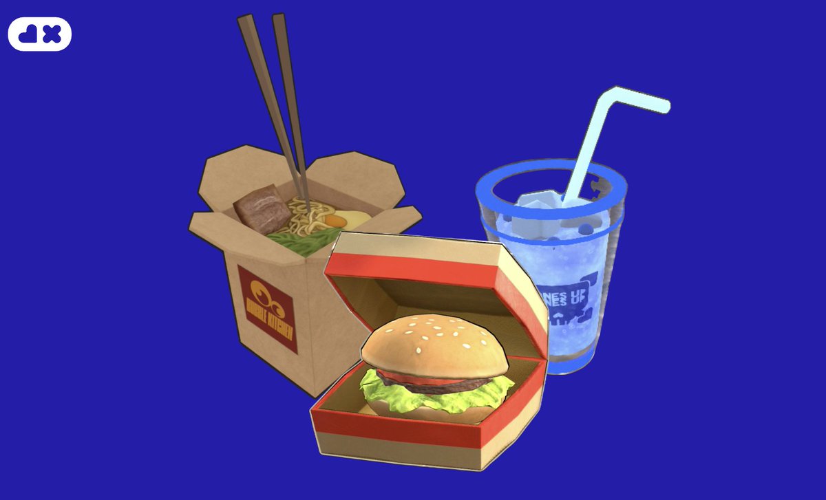 Food and drink in Basejump keeps your avatar frosty in Battle and even levels up their health points. Claim your free items by completing Mission 1 below 👇🍹🍜🍔