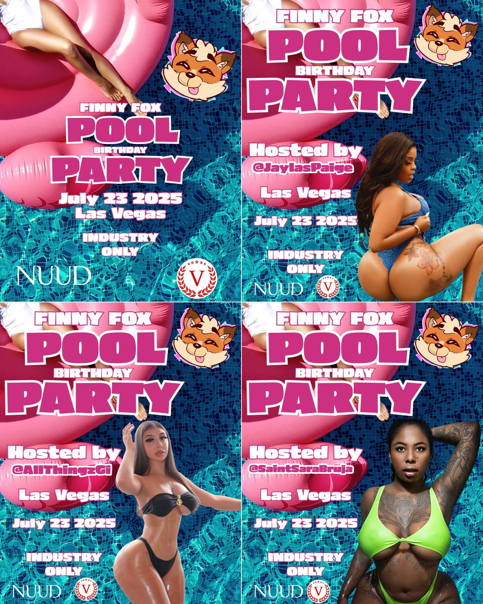 BIGGEST VEGAS POOL PARTY OF THE SUMMER🥵💦 All my homies and the beautiful ladies pull up and celebrate my birthday with me 🥳🥳🥳

Hosted by <a href="/bigstallionjazz/">Jazz The Stallion 🐎 All Natural ✨</a> <a href="/dickhddaily/">DICK OWENS®️LV | DICKHDDAILY</a> <a href="/brina_scarlett/">Brina Scarlett</a> <a href="/JaylaPage10/">Jayla Page</a> <a href="/AllthingzGigi/">GiGi Lysette</a> <a href="/GoGoFukMe3x/">GoGo Zombi</a> 🔥🔥🔥
Hit them up or me to get on the guest list