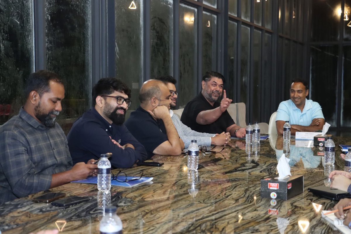 SaveBanFootball's tweet photo. Highlights from today’s Marketing and Digital Media Management Committee meeting at Jolshiri, with BFF President Mr. Tabith Awal in attendance.

#bff #bangladesh 
#savebangladeshfootball https://t.co/yQ4Q31xTys