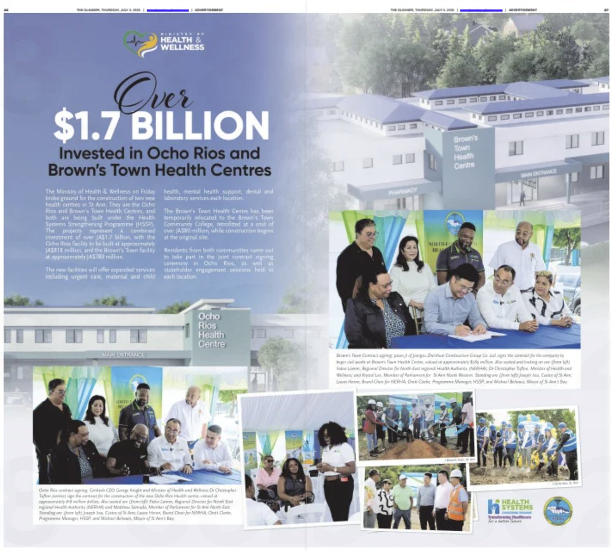 If the election weren't only two months away, the spending of budgeted funding to upgrade two health centres wouldn't be a two-page spread in the newspaper.