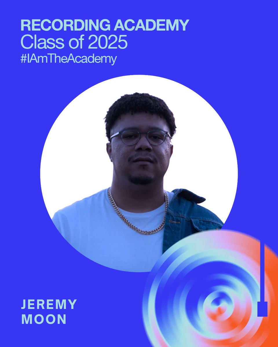 jrmymoon's tweet image. Class of 2025 🩵

I'm honored to join the Recording Academy's New Member Class! #IAmTheAcademy