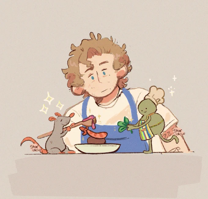 I forgot to post the finished version #TheBear #TheBearFX #tinychefshow #ratatouille